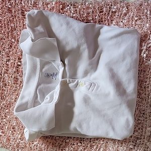 gap polo shirt, xs, white